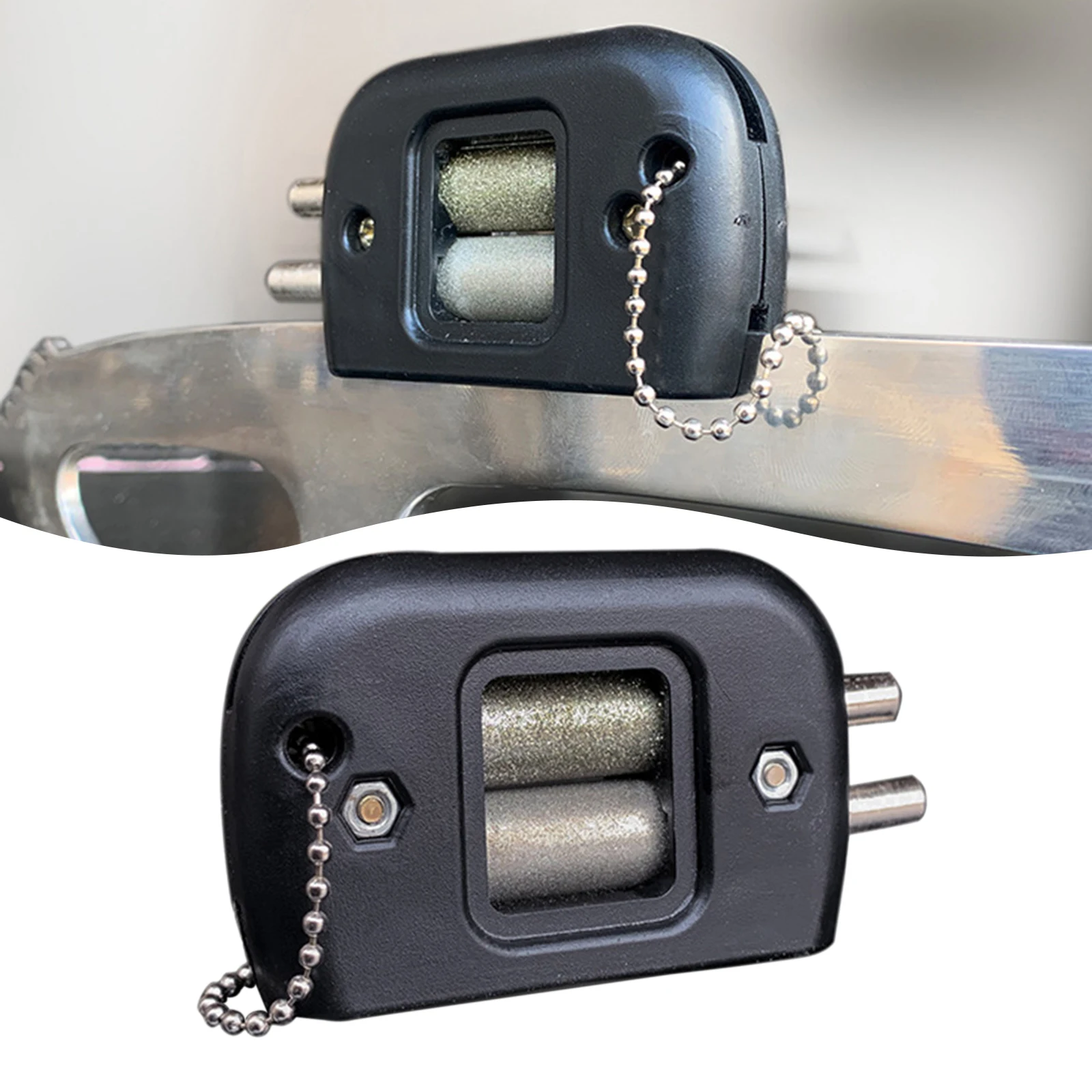 Handheld Ice Skate Edge Blade Sharpener Grindstone Sharpening Stone Tool for Ice Hockey Skates Figure Skating Blade 2